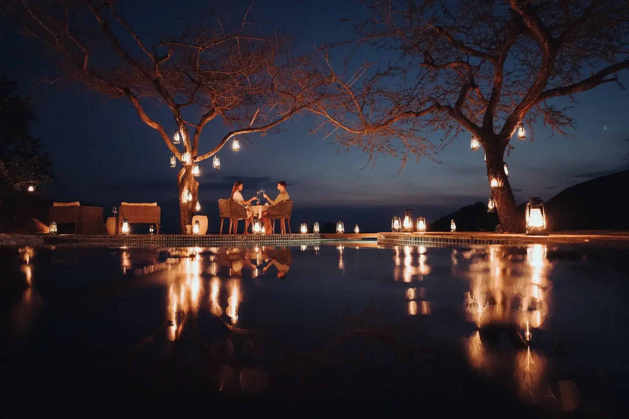 Couples Spa Retreat - romantic Tanzania honeymoon scene